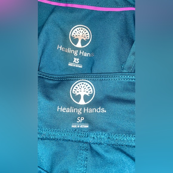 SET HEALING HANDS SET SCRUBS TOP L/S size XS PANT SP EXCELLENT CONDITIONS BOTH - Picture 13 of 13